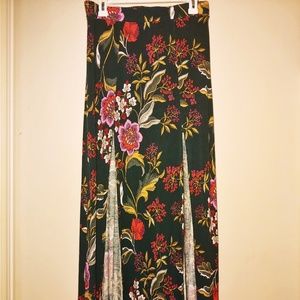 Botanical maxi skirt